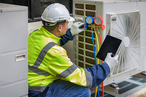 Professional Hvac technician working in Chimney Rock, NC